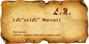 László Marcell névjegykártya