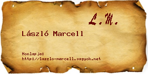 László Marcell névjegykártya