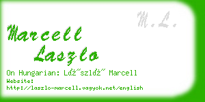 marcell laszlo business card